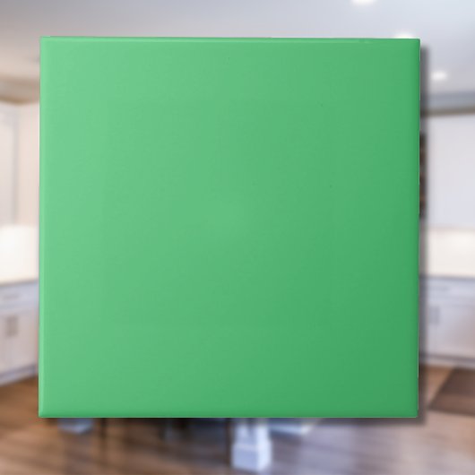 Smaragdgroene effen kleur | Klassiek | Elegant Tegeltje