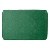 Smaragdgroene Faux Velvet textuur Badmat (Voorkant)