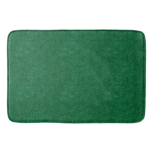 Smaragdgroene Faux Velvet textuur Badmat (Voorkant)