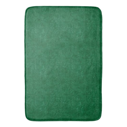 Smaragdgroene Faux Velvet textuur Badmat (Voorkant Verticaal)