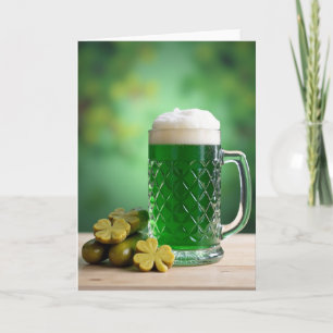 Smaragdgroene Feestkaart Kaart