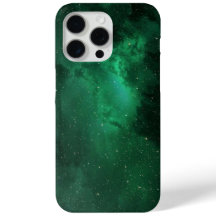 Smaragdgroene Galaxy-telefoonhoesje