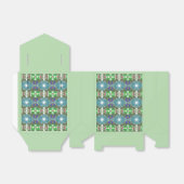 Smaragdgroene Getijde Kaleidoscoop Bedankdoosjes (Uitgevouwen)