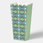 Smaragdgroene Getijde Kaleidoscoop Bedankdoosjes (Achterkant)