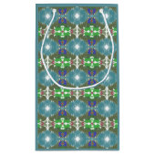 Smaragdgroene Getijde Kaleidoscoop Klein Cadeauzakje (Achterkant)