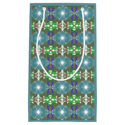 Smaragdgroene Getijde Kaleidoscoop Klein Cadeauzakje (Voorkant)