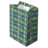 Smaragdgroene Getijde Kaleidoscoop Medium Cadeauzakje (Achterkant Gekanteld)