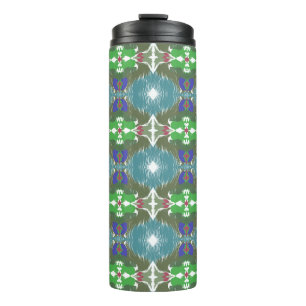 Smaragdgroene Getijde Kaleidoscoop Thermosbeker