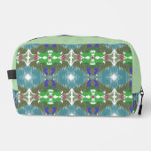 Smaragdgroene Getijde Kaleidoscoop Toilettasje (Voorkant)