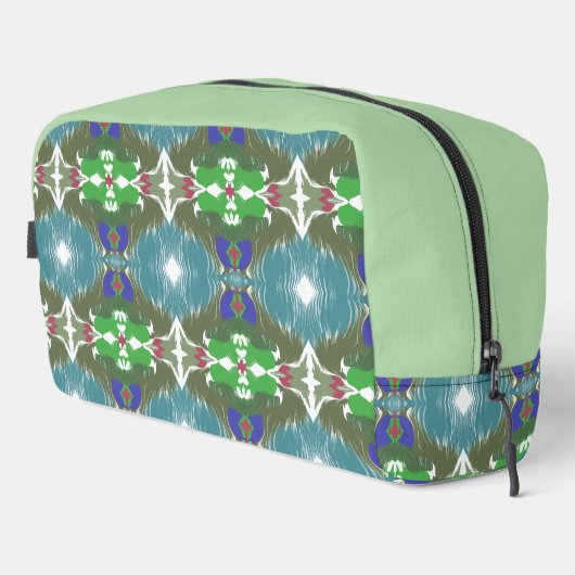 Smaragdgroene Getijde Kaleidoscoop Toilettasje (Rechterhoek)