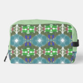 Smaragdgroene Getijde Kaleidoscoop Toilettasje (Achterkant)