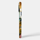 Smaragdgroene gouden blad esthetische telefoonhoes Case-Mate iPhone case (Achterkant / Links)