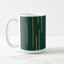 Smaragdgroene gouden geometrische gepersonaliseerd