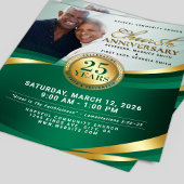Smaragdgroene & Gouden Kerkjubileum Flyer