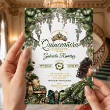 Smaragdgroene Gouden Tiara Bloemstuk Quinceañera