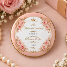 Smaragdgroene Gouden Vlinder Quinceañera 15de verj