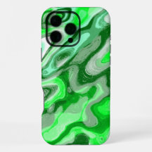 Smaragdgroene Kleurrijke Abstracte Marmeren Vloeib