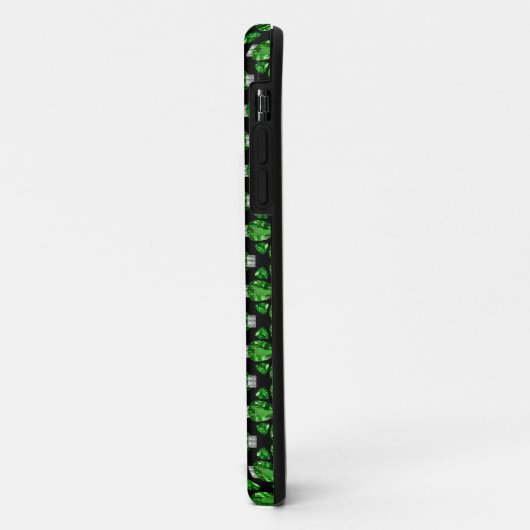 Smaragdgroene kunst Case-Mate iPhone case (Achterkant/links)