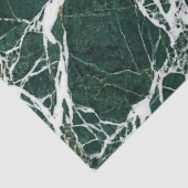 Smaragdgroene marmer elegante gouden geschenkverpa tissuepapier (Detail)