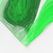 Smaragdgroene marmer textuur abstracte vloeibare v fleece deken (Hoek)