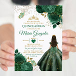 Smaragdgroene Mexicaanse Quinceañera vlinder Kaart<br><div class="desc">Emerald Groene Mexicaanse Charra Quinceañera Vlinder Uitnodiging Mis Quince 15 Anos,  16e verjaardag, </div>