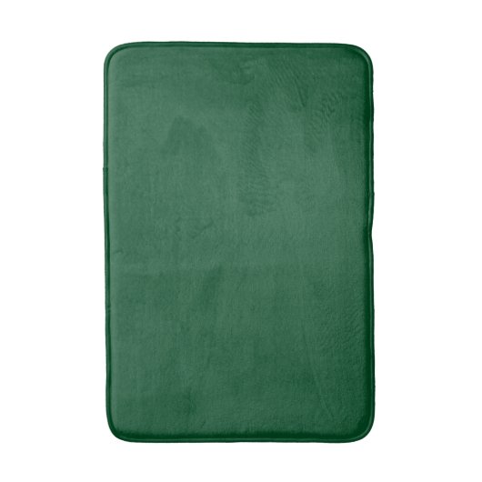 Smaragdgroene minimalistische effen kleur badmat (Voorkant Verticaal)