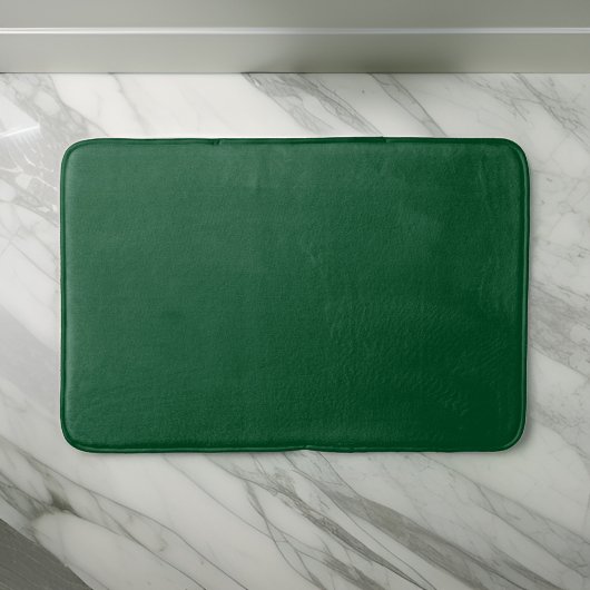 Smaragdgroene minimalistische effen kleur badmat