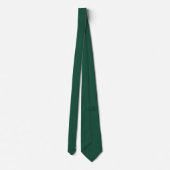 Smaragdgroene moderne initialen minimalistisch mon stropdas (Achterkant)