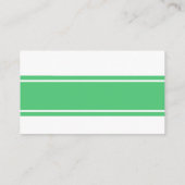 Smaragdgroene moderne trouwwebsite informatiekaartje (Achterkant)