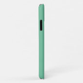 Smaragdgroene Monogram Telefoonhoes Case-Mate iPhone Case (Achterkant/rechts)