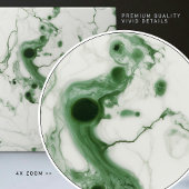 Smaragdgroene muur Decor Art Nouveau Ceram Tegeltje