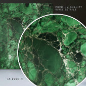 Smaragdgroene muur Decor Art Nouveau Mozaïek Tegeltje