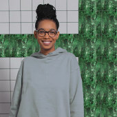 Smaragdgroene muur Decor Art Nouveau Mozaïek Tegeltje