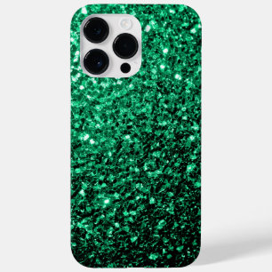Smaragdgroene nepschittertjes glinsteren Case-Mate iPhone case