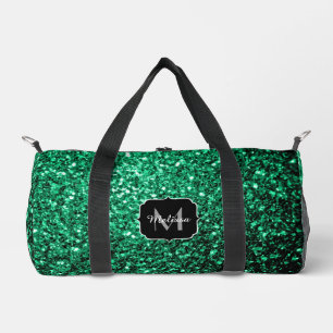 Smaragdgroene nepschittertjes Monogram Plunjezak