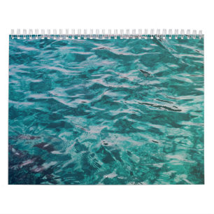 Smaragdgroene Oceaan Golven Kalender