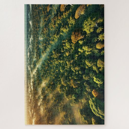 "Smaragdgroene Oceaan" - Jigsaw Puzzle Legpuzzel (Verticaal)