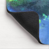 Smaragdgroene oceaan zeegezicht in aquamarijn muismat (Hoek)