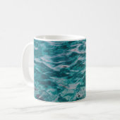 Smaragdgroene Oceaangolven Koffiemok (Voorkant links)