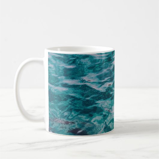 Smaragdgroene Oceaangolven Koffiemok (Links)