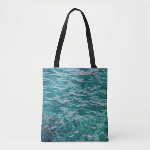 Smaragdgroene Oceaangolven Tote Bag