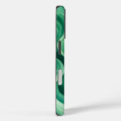 Smaragdgroene Oceaanwerveling Abstract Golfpatroon Case-Mate iPhone Case (Achterkant / Rechts)