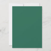 Smaragdgroene Pastel Ranunculus Eucalyptus Bruilof Kaart (Achterkant)