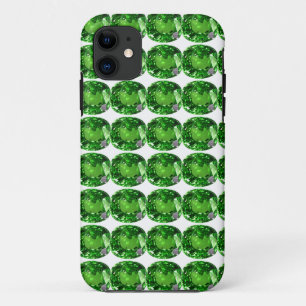 Smaragdgroene Patroon Case-Mate iPhone Case