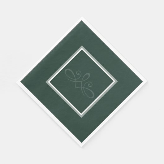 Smaragdgroene servetten (Hoek)