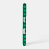 Smaragdgroene Stippen iPhone 16 Hoesje (Rechterkant)