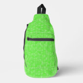 smaragdgroene stippen sling bag (Voorkant)