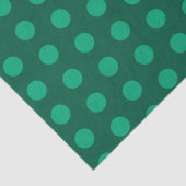 Smaragdgroene Stippen  Tissuepapier (Detail)