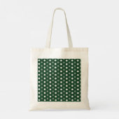 Smaragdgroene Stippen Tote Bag (Achterkant)