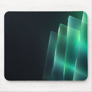 Smaragdgroene Teal Matglazen Abstracte Muismat